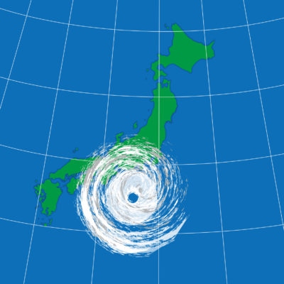 台風上陸数